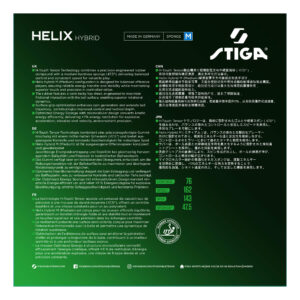 Stiga Table Tennis Rubber Helix Hybrid M Black
