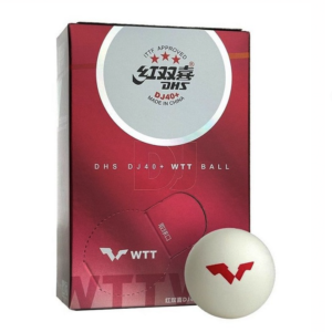 DHS DJ40+ 3-Star WTT balls – box of 6